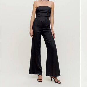 NWT reformation Silvie linen pant